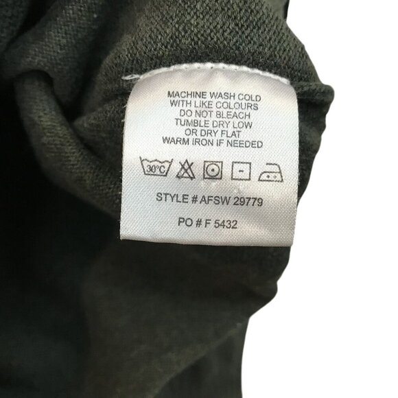 Alex Cannon Mens Green Plaid Long Sleeve Sweater Size L Crewneck - Picture 6 of 6